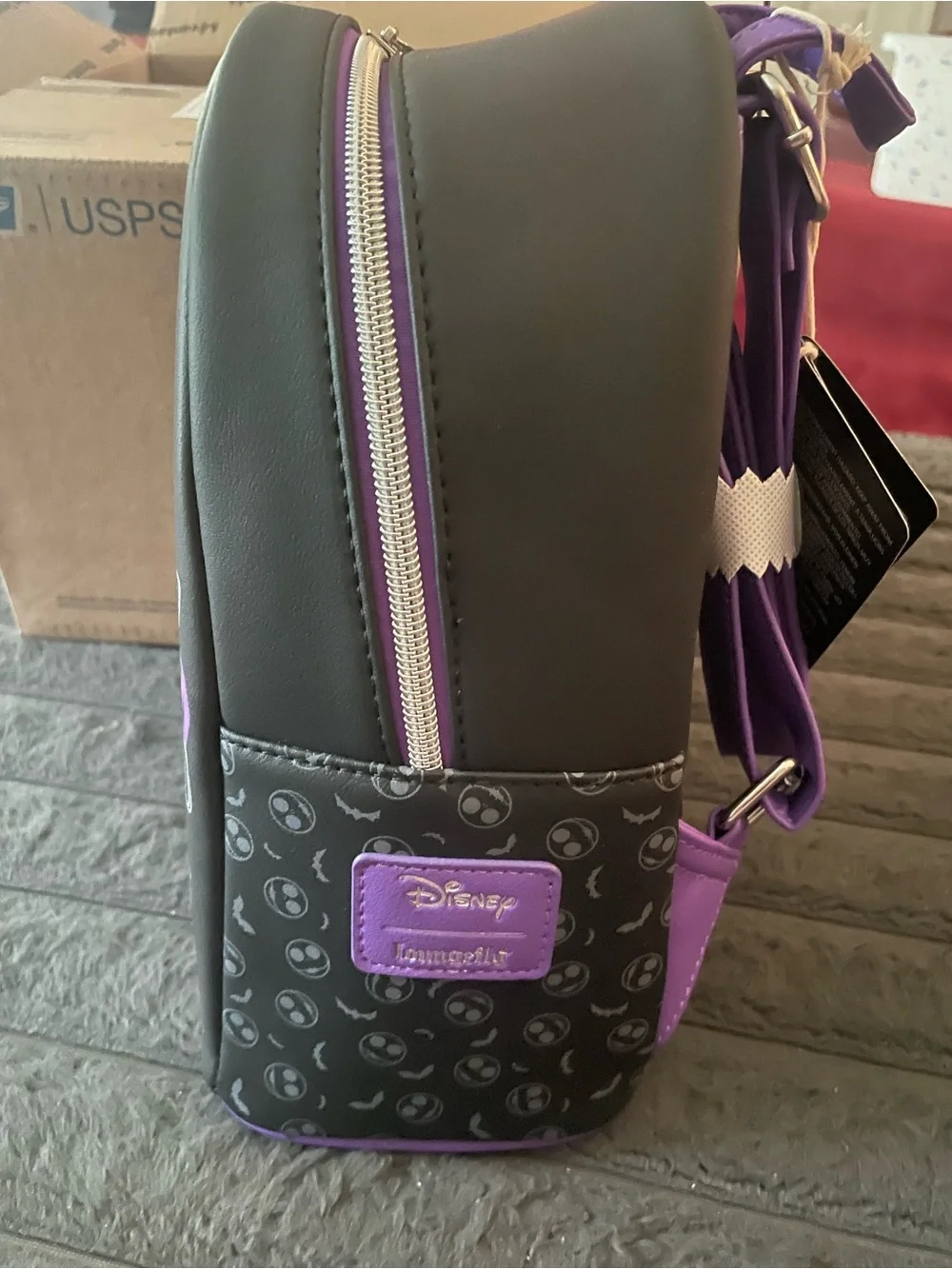 Loungefly The Nightmare Before Christmas Jack & Sally Pumpkin Frame Backpack